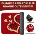 thumbnail image 6 of Red Valentines Kitchen Mats 2 Piece Valentines Day Kitchen Rugs Home Kitchen Decor Love Heart Kitchen Floor Mat, 6 of 6