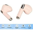 thumbnail image 5 of Real Time Language Translator Earbuds, Bluetooth 5.3 Denoise Translator Earphones Support 144 Languages with APP in Transparent Case for Smart Phone, Pink, 5 of 8