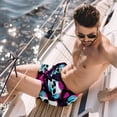 thumbnail image 2 of luoweisi Men's Beach Shorts Quick Dry Swim Trunks with Mesh Lining Couple Skulls L, 2 of 5