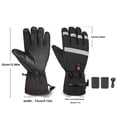 thumbnail image 2 of Guantes Calefactables Eléctricos Calentadores Manos para Snowboard Ciclismo Motocicleta Esquí Al Aire Libre, 2 of 9
