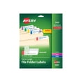 thumbnail image 1 of Avery Extra-Large TrueBlock File Folder Labels with Sure Feed Technology ,LABEL,XL FF 1/3 CUT,AST, 1 of 3