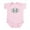 Petal Pink, variant on CafePress - 0.0 Zero Marathon Runner Infant Bodysuit - Baby Light Bodysuit, Size Newborn - 24 Months