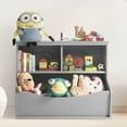 thumbnail image 2 of CAPHAUS Kids' Toy Storage Organizer, Open Storage Cubby, Multifunctional Book and Toy Storage Cabinet, Book and Toy Storage Shelf for Nursery, Playroom, Closet, Home Organization Toy Bookcase, 2 of 9