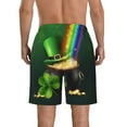 thumbnail image 3 of Naloa St. Patrick's Day4 Men's Beach Shorts, Surfing shorts, Swim trunks, Quick Dry Swim Trunks for Surfing Beach Fun - Large, 3 of 9
