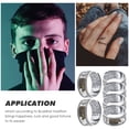 thumbnail image 2 of 6 piezas anillo de dedo vintage anillo de metal joyería suerte anillo de dedos para hombres, 2 of 5
