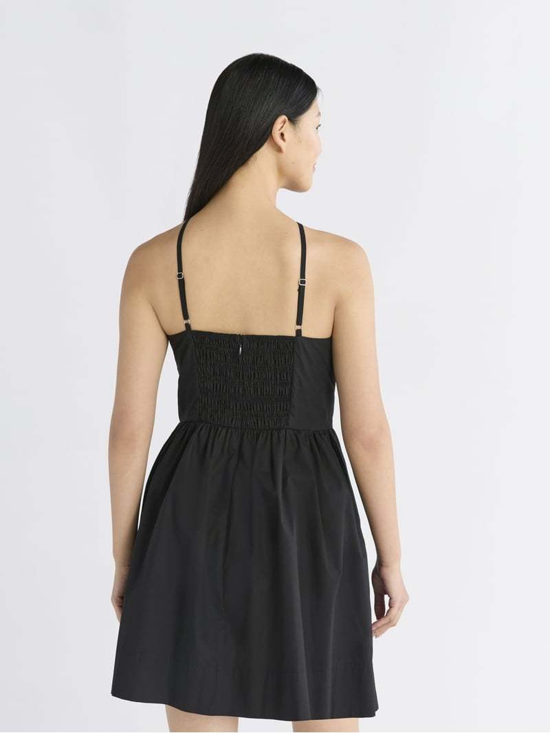 green emerald velvet dress OYOANGLE Women's Tie Back Square Neck Ruffle Strap Sleeveless A Line Flare  Flowy Summer Short Dress Black M at Amazon Women's Clothing store