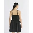 thumbnail image 2 of Free Assembly Women's Sleeveless Halter Fit and Flare Cotton Mini Dress, XS-XXL, 2 of 4