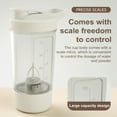 Walbest Electric Protein Shaker Bottle Instant Blending Mixer Cup for