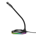thumbnail image 3 of Micrófono De Computadora Micrófono Usb Flexible Con Iluminación Rgb Serendint EL011673-00, 3 of 6