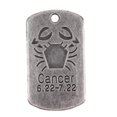 thumbnail image 1 of 10pcs Colgante de Zodiaco Cuadrado Joyería Collar Bricolaje, 1 of 4
