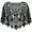 Black, variant on 1920s Sequin Beaded Glitter Mesh Embroidered Evening Wrap Cover up Shawl Jacket
