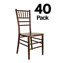 Fruitwood (Medium Brown) ToughWood Chiavari Chair- Set of 40 by Chivari