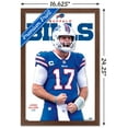 thumbnail image 3 of NFL Buffalo Bills - Josh Allen Feature Series 23 Wall Poster, 14.725" x 22.375" Framed, 3 of 5