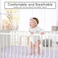 thumbnail image 3 of Sweet Jojo Designs Watercolor Floral Lavender and Grey Girl Fitted Crib Sheets Set 3 Piece, 3 of 6