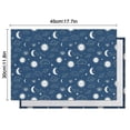 thumbnail image 6 of Blue Sun Moon Cloud Planet Eye Star Pattern Summer Placemats Table Placemats Set Of 4-Linen Kitchen Washable Placemats Table Mats 11.8"x17.7" Non-Slip Heat Resistant, 6 of 6