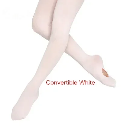 Collants à Pieds pour Femmes Adultes et Enfants pour la Danse, Taille Élastique, Sans Pieds, Serrés, pour Filles, Convertibles en Collants de Ballet
