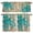 Blue, variant on 3 Piece Kitchen Curtains and Valances Set Ocean Red Octopus Cafe Curtains 24 Inch Length Coastal Anchor Sea Boat Retro World Map Valance & Tier Curtain for Living Room Bedroom 54"x18"+27"x24"*2
