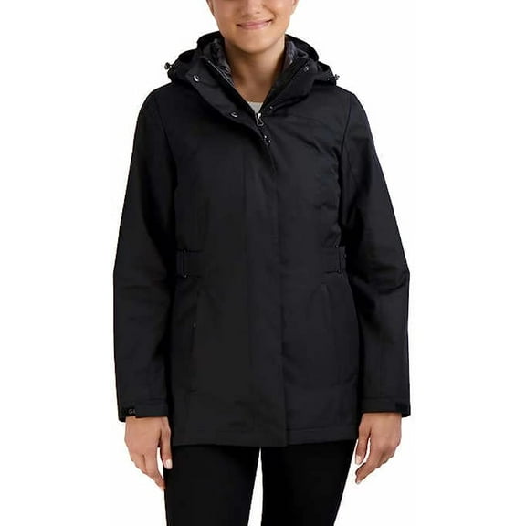 Gerry Ladies' 3-in-1 Systems Vest-Jacket (Black, XL)
