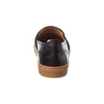 thumbnail image 3 of Warfield & Grand Woven Leather Slip-On Sneaker, 11.5, Black, 3 of 5