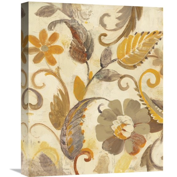 Global Gallery Albena Hristova 'Autumn Garden II Light' Canvas Wall Art