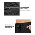 thumbnail image 6 of Little Donkey Andy Women's Ultra-Stretch Quick-Dry Capri Pants - Lightweight, Drawstring Waist, Cooling Comfort for Hiking, Travel, and Casual Wear Black XL, 6 of 7