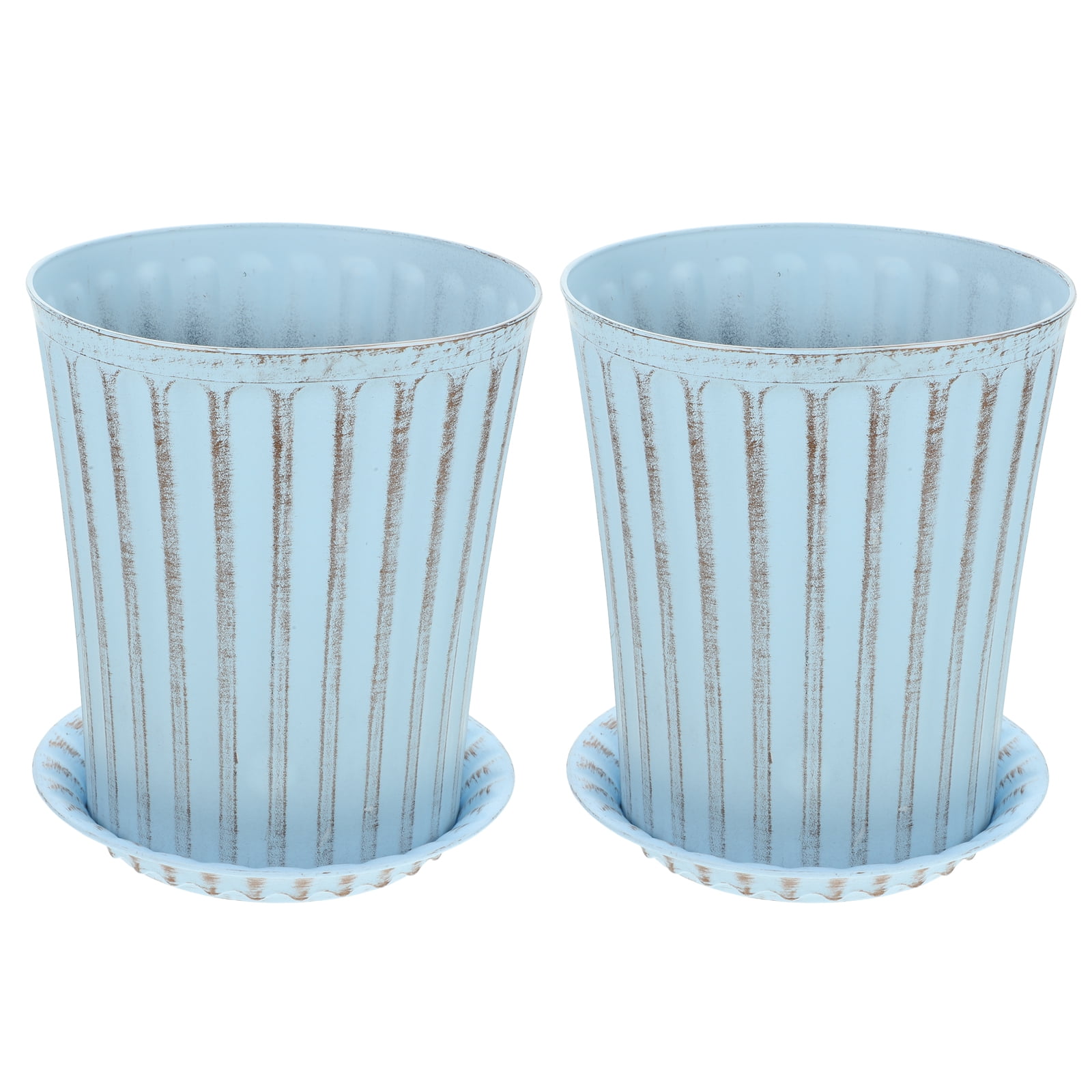 OUNONA 2 Sets of Plant Pot Nursery Planter Gardening Plants Pot Outdoor Indoor Plants Pot Vintage Flowerpot