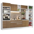 thumbnail image 1 of Cocina Integral Completa 330cm Madesa Glamy Blanco/Marrón, 1 of 8