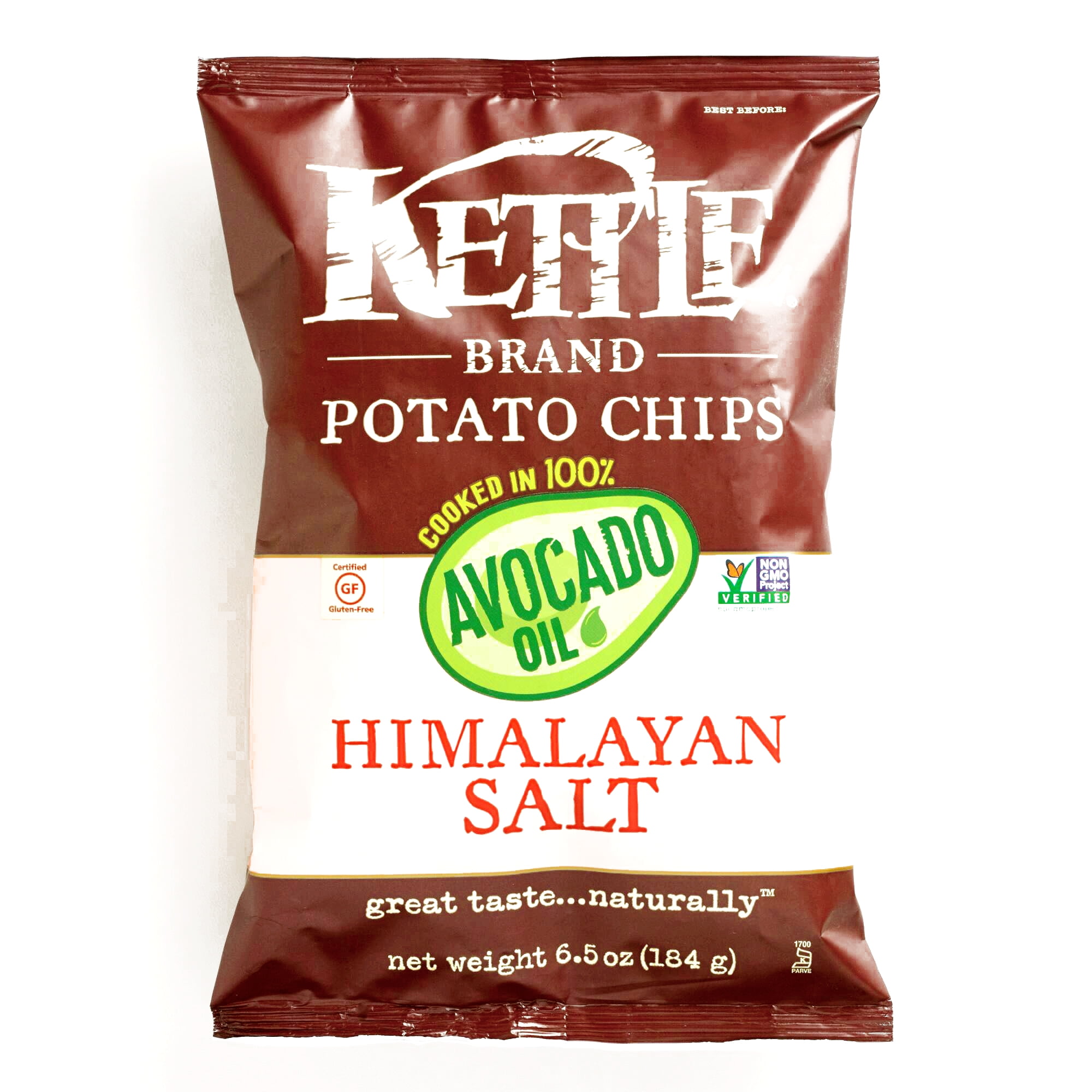 Kettle Brand Himalayan Salt and Avocado Oil Potato Chips 6.5 oz each (1