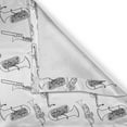 thumbnail image 4 of Ambesonne Jazz Music Window Valance, Doodle Trumpet Blues, 54" X 12", Black White, 4 of 5