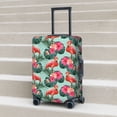 thumbnail image 6 of Fuzoiu Palm Leaves Flamingo Print Suitcase Cover,Washable Luggage Covers for Suitcase,Elastic Luggage Protector Cover,Scratch Resistant Travel Suitcase Covers-X-Large, 6 of 7