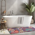 thumbnail image 2 of Multicolor Paisley and Floral Pattern Kitchen Rug Mat,Kitchen Runner Rugs Non Skid Washable,Decorative Kitchen Floor Mats for Kitchen,Sink,Laundry,17"x47.2", 2 of 7