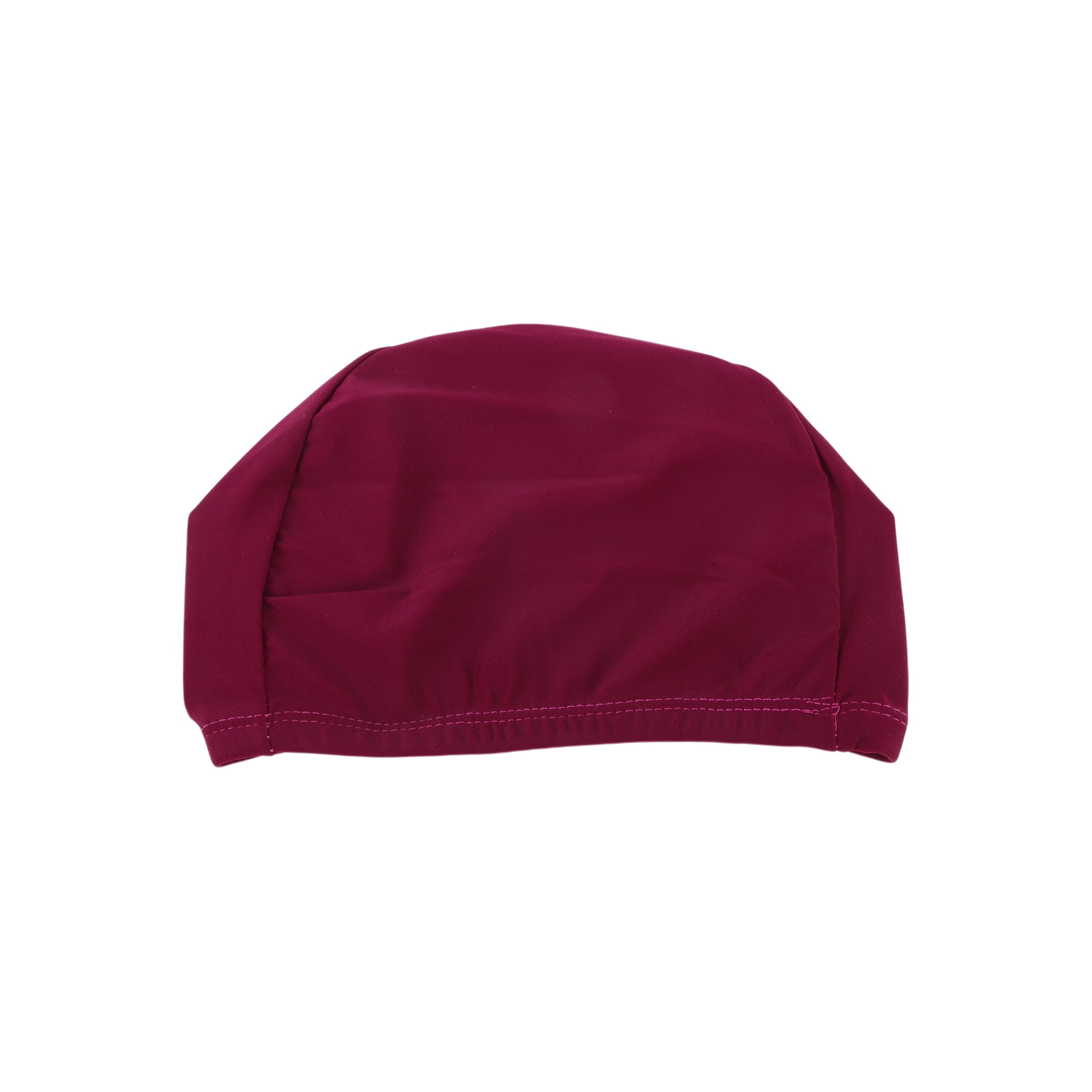 Unique Bargains Elasticity Swim Cap Measuring for Comfortable Fit Purple Red