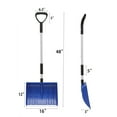 thumbnail image 2 of 2PCS 21.5"Snow Shovel Blade w/Durable Aluminum Edge, 50"LDetachable Large Snow Shovel, 2 of 5