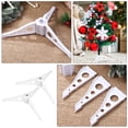 thumbnail image 2 of Miangastore Christmas Tree Risers Stand White 2Pack 5.89X2.36X0.39in Plastic, 2 of 9