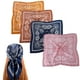 thumbnail image 1 of Pañuelo de seda para la cabeza de 27,5 pulgadas para mujeres y hombres, pañuelos vintage, pañuelo de satén para el cabello, pañuelo cuadrado de seda para el cuello, 1 of 6
