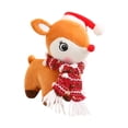 thumbnail image 2 of Reno de peluche navideño, juguete de peluche de reno, juguete de peluche navideño, linda mascota Marrón claro, 2 of 9