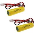 thumbnail image 3 of 1.2v 900mAh Ni-CD AA Exit Sign Emergency Light Battery Replacement Compatible with Unitech AA900mAh OSA268 ELB CS01 Lithonia Battery EXR LED EL M6 (2 Pack), 3 of 4