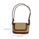 thumbnail image 2 of Bolso Hobo de ganchillo para mujer bolso tejido de cuero PU bolso tejido de retales para mujer, 2 of 9