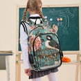 thumbnail image 7 of FORMRS School Backpack 17" Student Travel Bag with Laptop Compartment, Floral Bird Pattern, 7 of 7