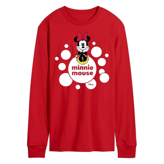 Disney - Mickey & Friends - Minnie Mouse - Classic Polka Dots - Men's Long Sleeve T-Shirt