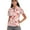 Red Heart and Leaf, variant on COEQINE Women Short Sleeve Golf Shirts for Valentine's Day 1/4 Zip V Neck Golf Polo Tops Lightweight Quick Dry Fit Soft Sportswear Heart and Polka Dot Print Tennis Activewear, XS