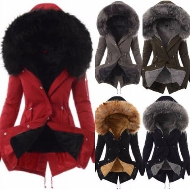 Abrigo de algodón de otoño e invierno, abrigo ajustado con cremallera cálido, abrigo adelgazante de moda para mujer