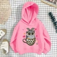 thumbnail image 2 of Toddler Girls Cute Graphic Crewneck Cotton Long Sleeve Oversized Pullover Sweatshirt Top, 2 of 4