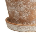 thumbnail image 6 of My Texas House 8" Wave Terracotta Ceramic Planter Pot, Indoor & Outdoor Use, 6 of 8