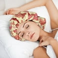 thumbnail image 5 of Chicken Wings Turkey Salami Print Silk Bonnet for Sleeping Women Men, Adjustable Elastic Satin Bonnet Bonnet for Sleeping, Soft Cute Similar Silk Curly Hair Bonnet for Sleeping, 5 of 7
