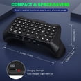 thumbnail image 5 of Teclado MoKo para controlador PS5 Bluetooth inalámbrico con luz de fondo, 5 of 5