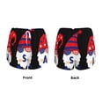 thumbnail image 3 of Rateoe 4th of July Gnomes Printed 2 in 1 Women's Workout Shorts for Athletic Gym Running Shorts with Phone Pockets-X-Large, 3 of 7