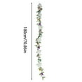 thumbnail image 3 of Decoración con cuerdas de huevos, orejas de conejo, hojas, huevos de Pascua, crisantemos y enredaderas para colgar en la pared, 3 of 8