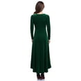 thumbnail image 2 of Kitsin Women's Velvet Holiday Party Gowns Maxi Dress, 2 of 9