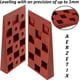 thumbnail image 3 of Juego de 20 cuñas de carpintero para nivelar puertas y ventanas de plástico - Color azulejo negro - Trabajos de fijación de muebles Montaje de interiores, 3 of 5